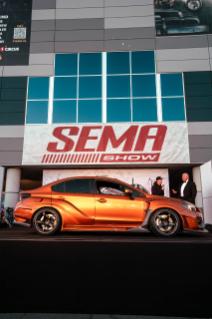 Subaru WRX pictured at SEMA