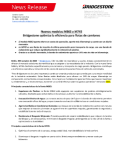 El modelo M863 aporta ahorro en costos de operación, aporta más kilometraje y cuenta con un diseño innovador.